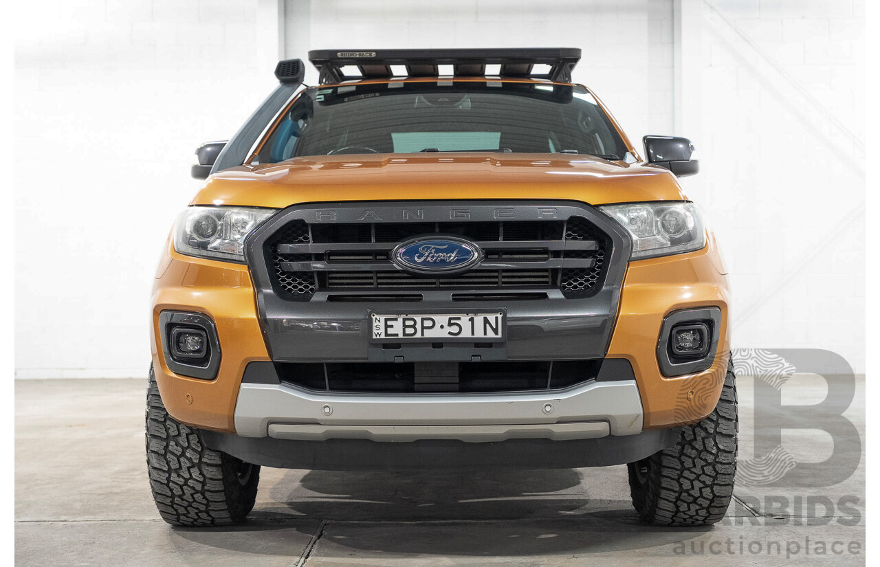 05/2019 Ford Ranger Wildtrak 2.0 (4x4) PX MKIII MY19 Double Cab P/Up Orange Twin Turbo Diesel 2.0L