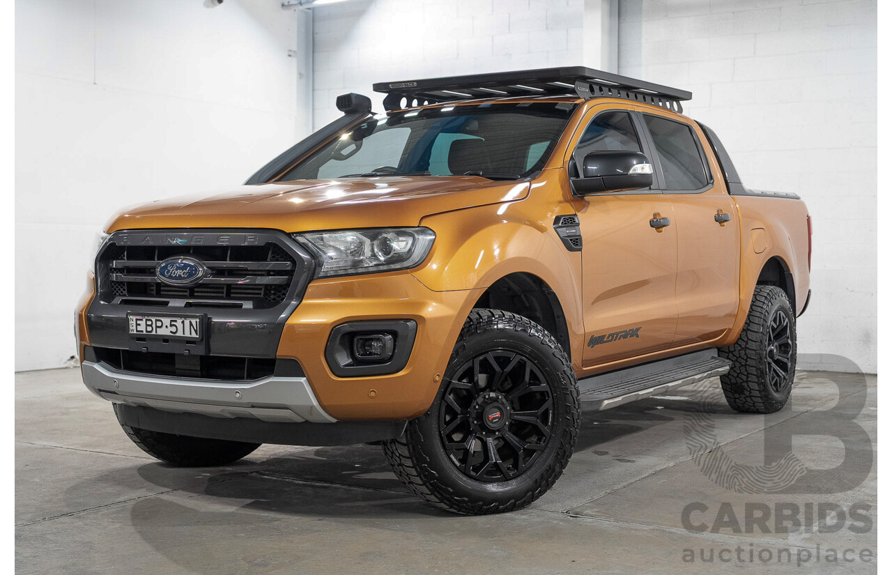 05/2019 Ford Ranger Wildtrak 2.0 (4x4) PX MKIII MY19 Double Cab P/Up Orange Twin Turbo Diesel 2.0L
