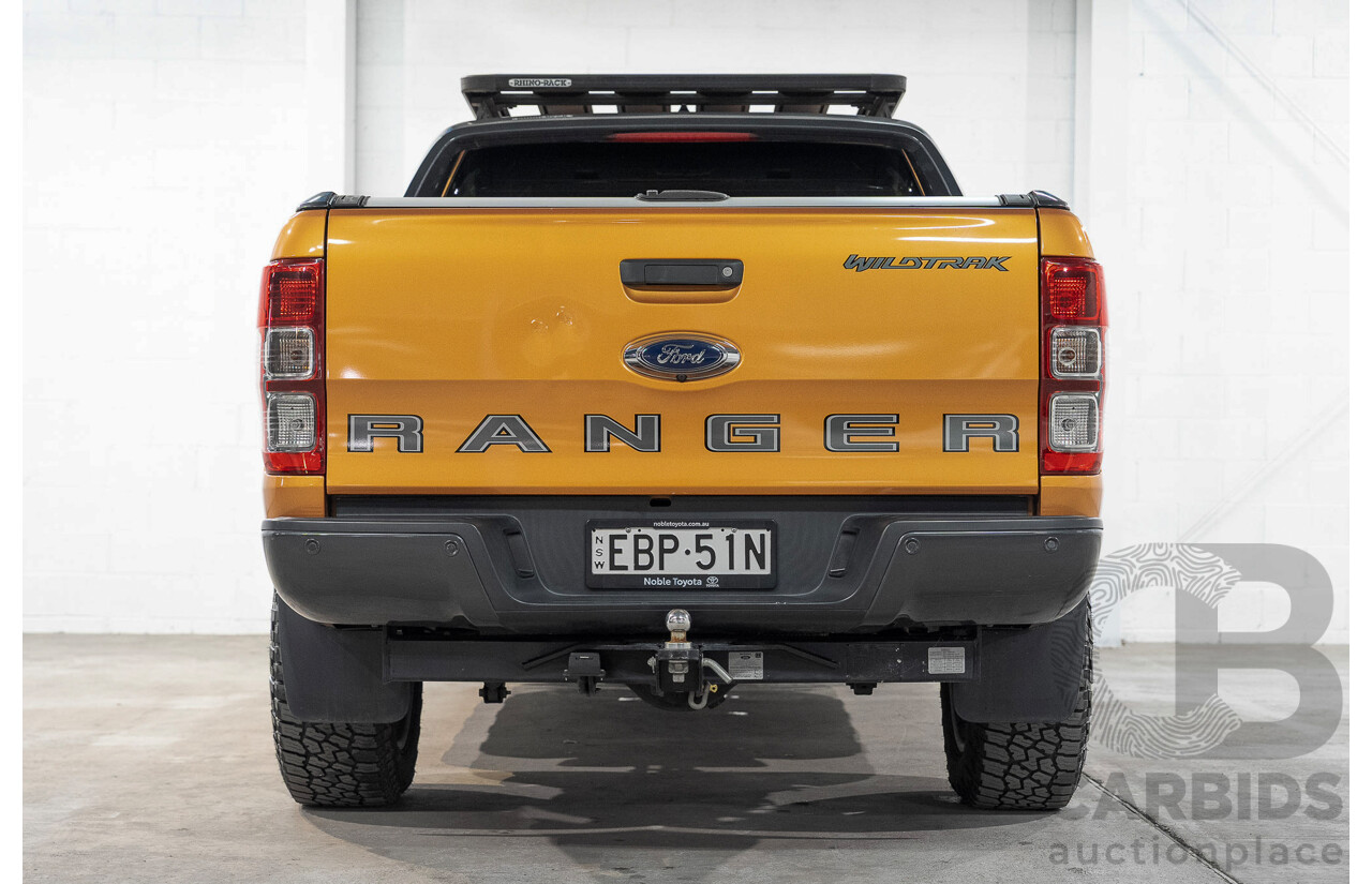 05/2019 Ford Ranger Wildtrak 2.0 (4x4) PX MKIII MY19 Double Cab P/Up Orange Twin Turbo Diesel 2.0L