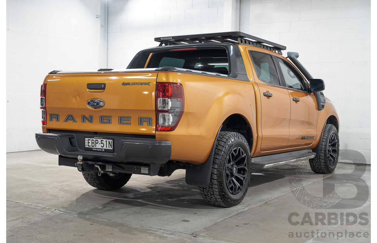 05/2019 Ford Ranger Wildtrak 2.0 (4x4) PX MKIII MY19 Double Cab P/Up Orange Twin Turbo Diesel 2.0L