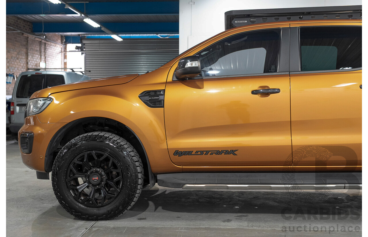 05/2019 Ford Ranger Wildtrak 2.0 (4x4) PX MKIII MY19 Double Cab P/Up Orange Twin Turbo Diesel 2.0L