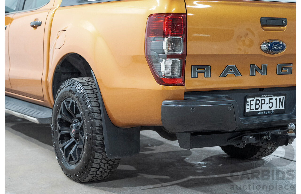 05/2019 Ford Ranger Wildtrak 2.0 (4x4) PX MKIII MY19 Double Cab P/Up Orange Twin Turbo Diesel 2.0L