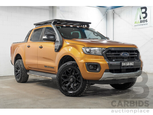 1663679 · 05/2019 Ford Ranger Wildtrak 2.0 (4x4) PX MKIII MY19 Double Cab P/Up Orange Twin Turbo Diesel 2.0L