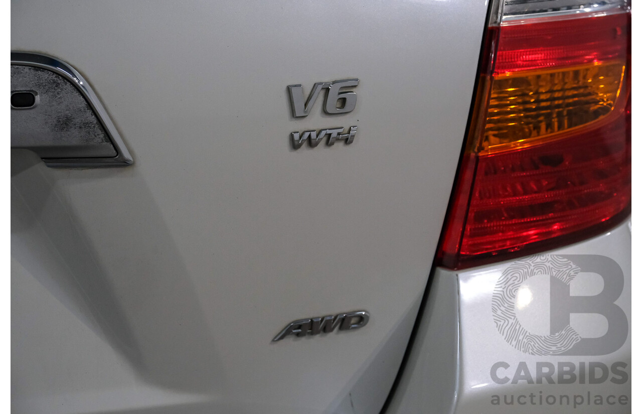 03/2008 Toyota Kluger Grande (4x4) GSU45R 4D 7 Seater Wagon White 3.5L