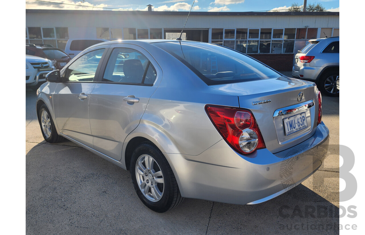 09/2015 Holden Barina CD TM MY15 4d Sedan Silver 1.6L
