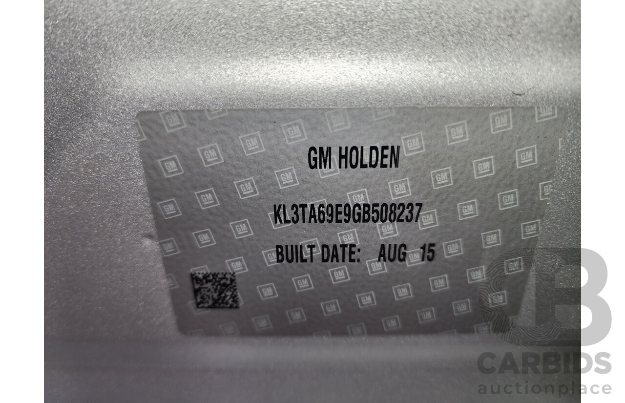09/2015 Holden Barina CD TM MY15 4d Sedan Silver 1.6L