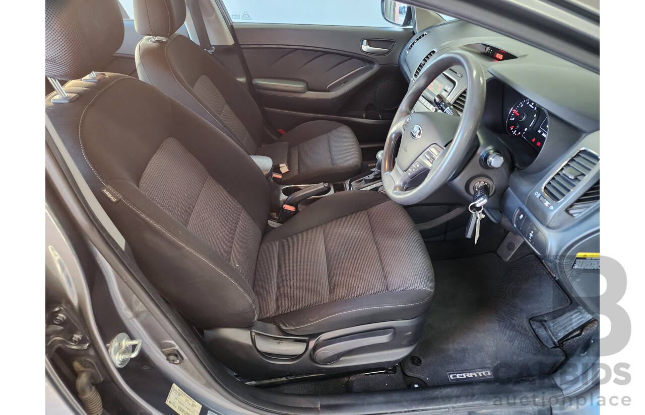 09/2016 Kia Cerato S YD MY17 5d Hatchback Grey 2.0L