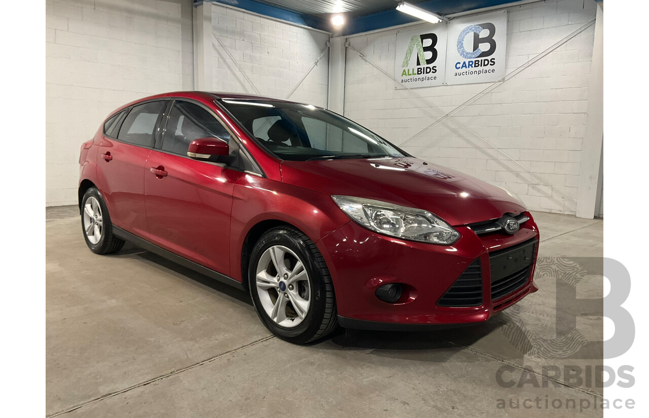 04/2014 Ford Focus Trend LW MK2 Upgrade 5d Hatchback Ruby Red 2.0L