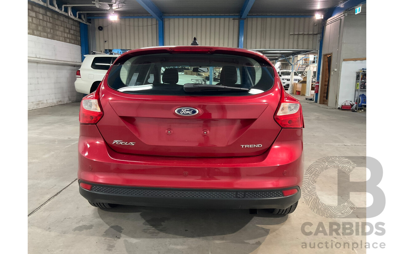 04/2014 Ford Focus Trend LW MK2 Upgrade 5d Hatchback Ruby Red 2.0L