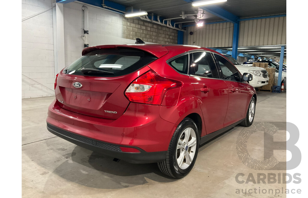 04/2014 Ford Focus Trend LW MK2 Upgrade 5d Hatchback Ruby Red 2.0L