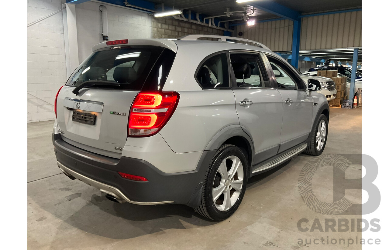 08/2014 Holden Captiva 7 LTZ (AWD) CG MY14 4d Wagon Silver Turbo Diesel 2.2L