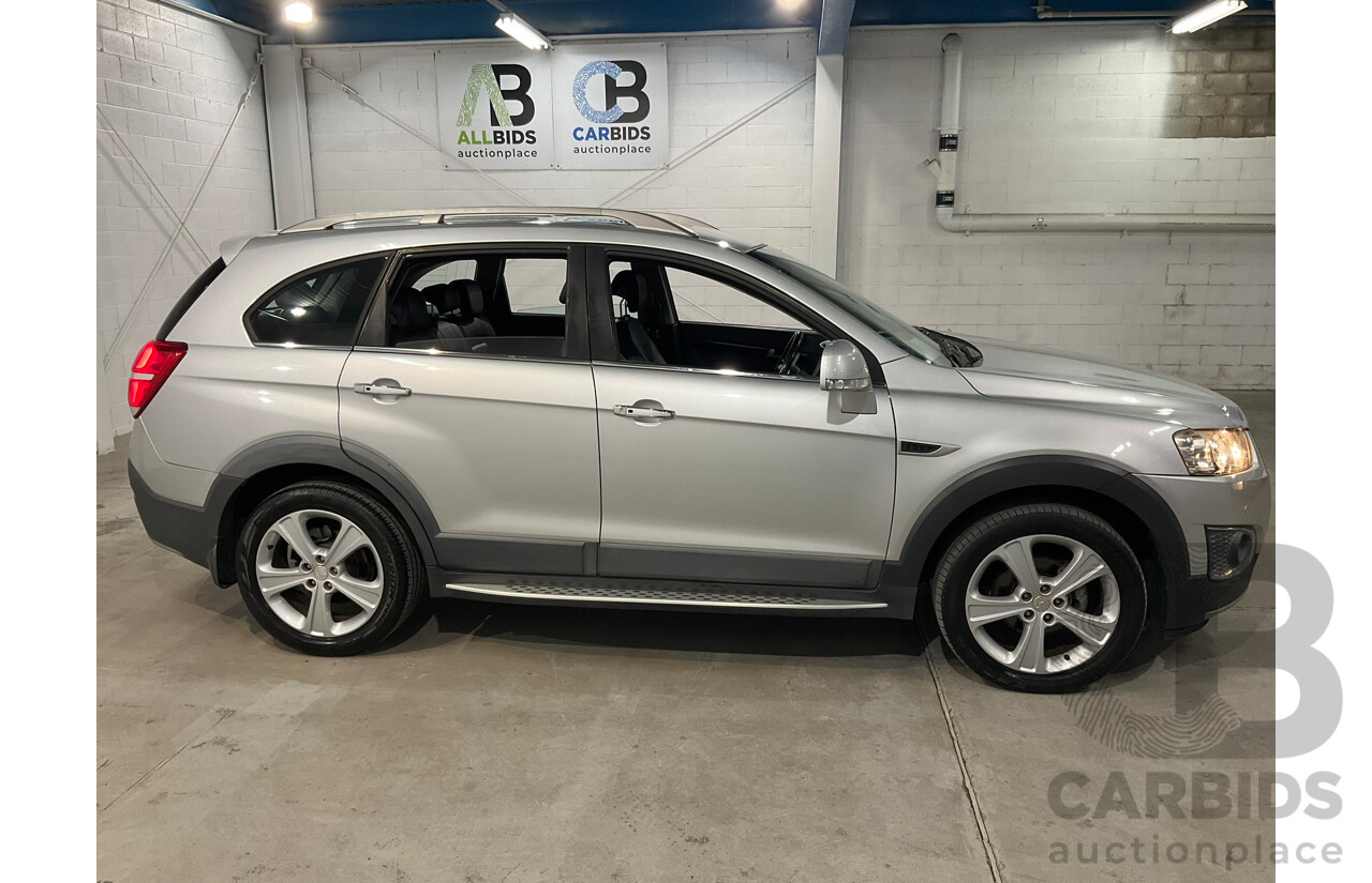 08/2014 Holden Captiva 7 LTZ (AWD) CG MY14 4d Wagon Silver Turbo Diesel 2.2L