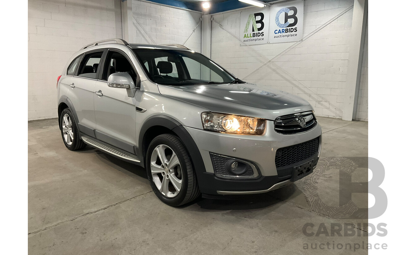 08/2014 Holden Captiva 7 LTZ (AWD) CG MY14 4d Wagon Silver Turbo Diesel 2.2L