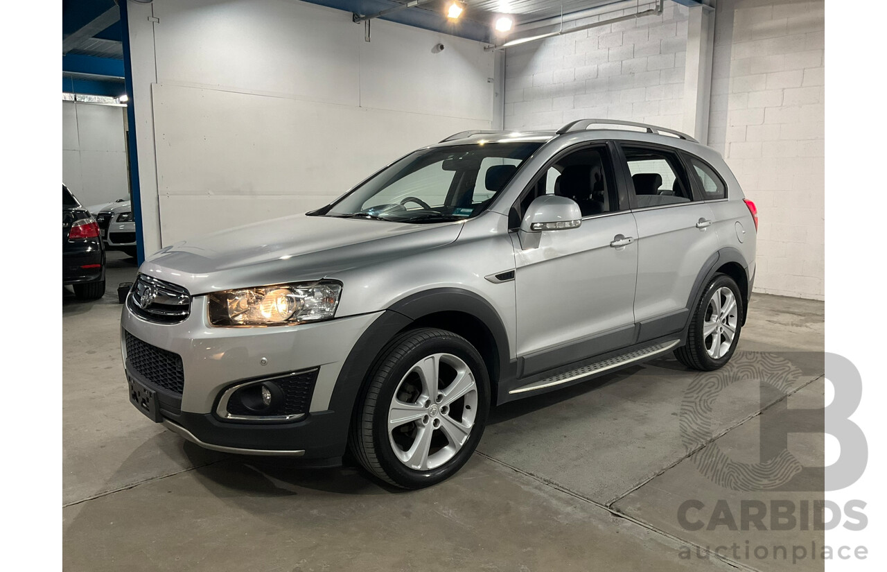 08/2014 Holden Captiva 7 LTZ (AWD) CG MY14 4d Wagon Silver Turbo Diesel 2.2L