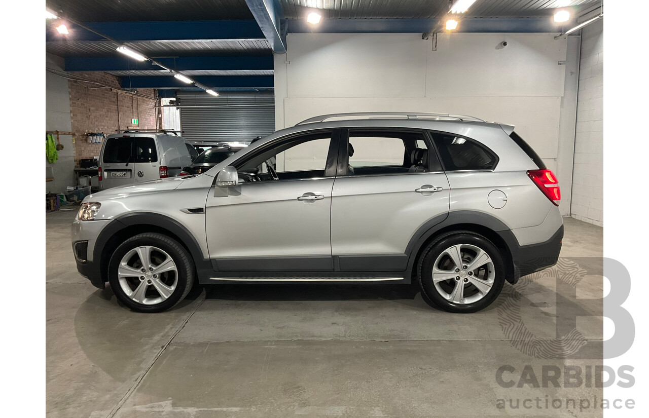 08/2014 Holden Captiva 7 LTZ (AWD) CG MY14 4d Wagon Silver Turbo Diesel 2.2L