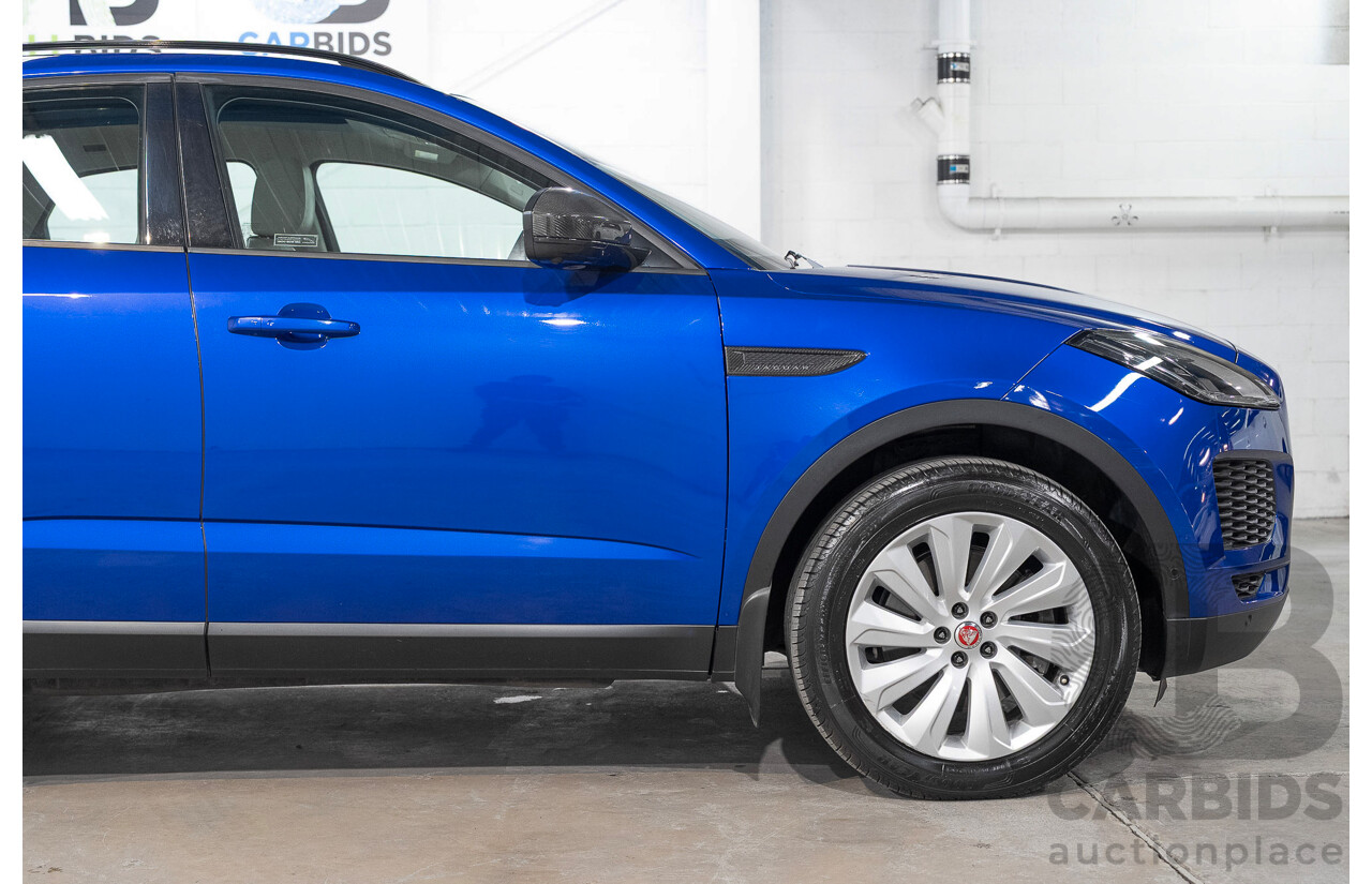 01/2018 Jaguar E-Pace P250 SE (AWD) (183kW) X540 MY18 4d Wagon Caesium Blue Turbo 2.0L