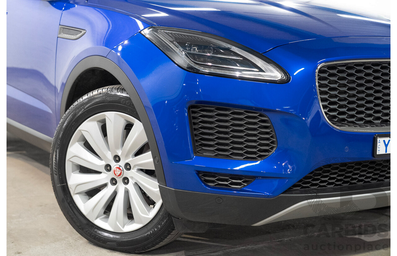 01/2018 Jaguar E-Pace P250 SE (AWD) (183kW) X540 MY18 4d Wagon Caesium Blue Turbo 2.0L