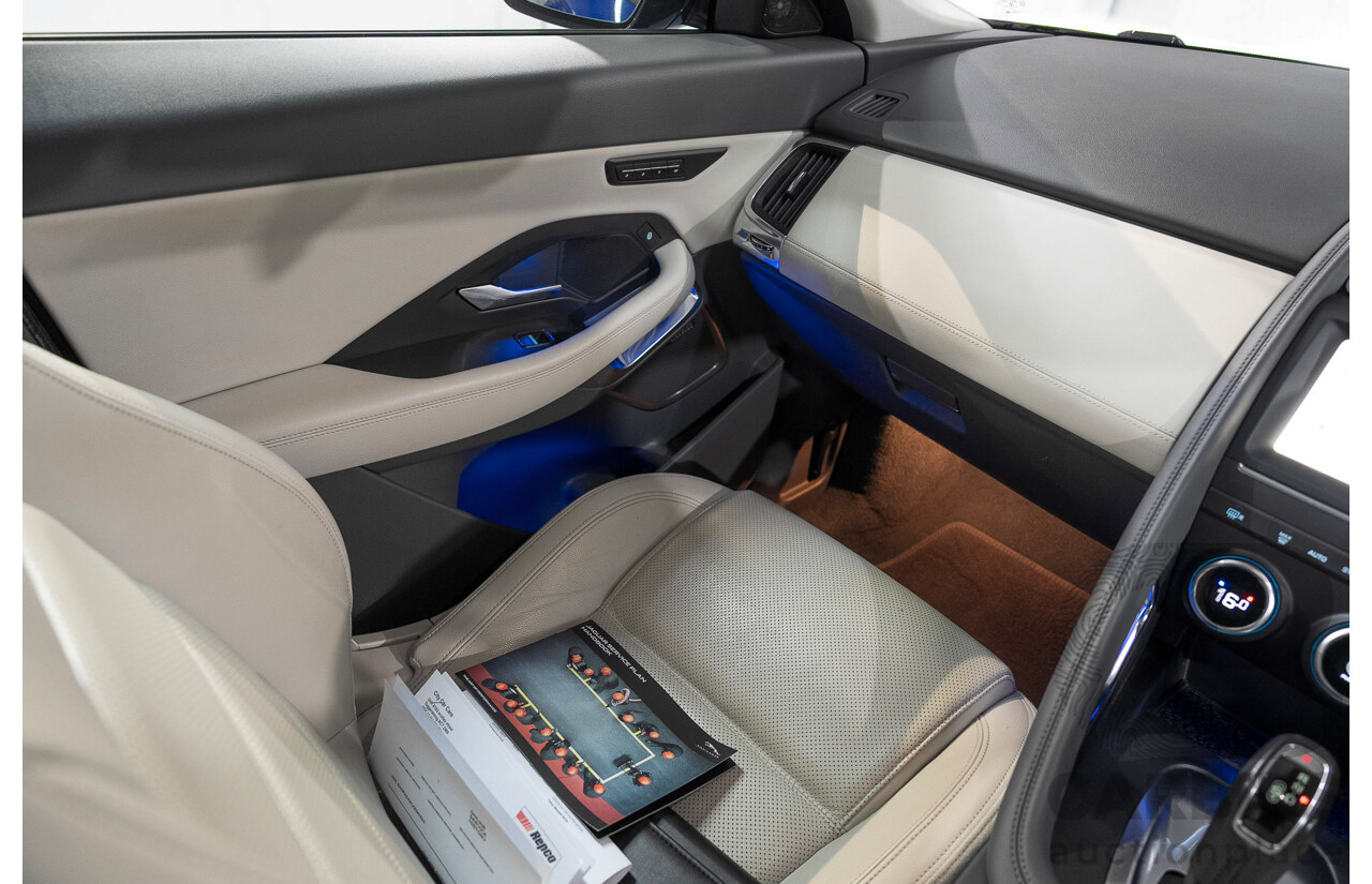 01/2018 Jaguar E-Pace P250 SE (AWD) (183kW) X540 MY18 4d Wagon Caesium Blue Turbo 2.0L
