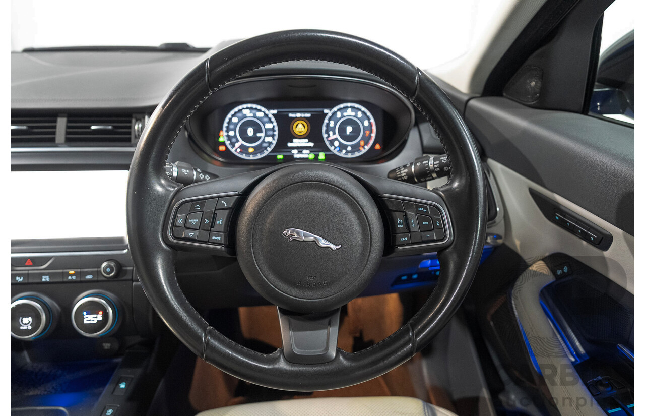 01/2018 Jaguar E-Pace P250 SE (AWD) (183kW) X540 MY18 4d Wagon Caesium Blue Turbo 2.0L