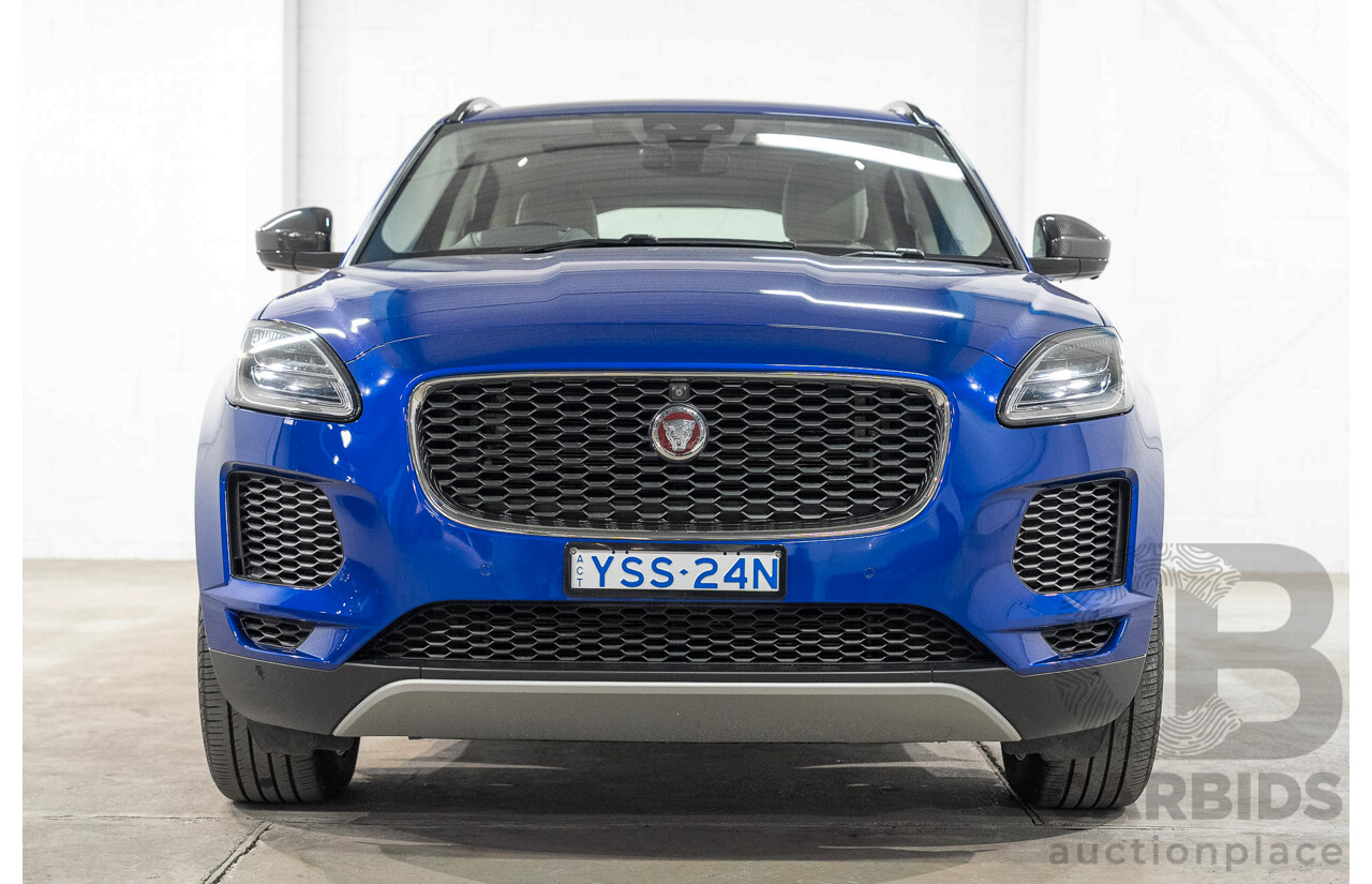 01/2018 Jaguar E-Pace P250 SE (AWD) (183kW) X540 MY18 4d Wagon Caesium Blue Turbo 2.0L