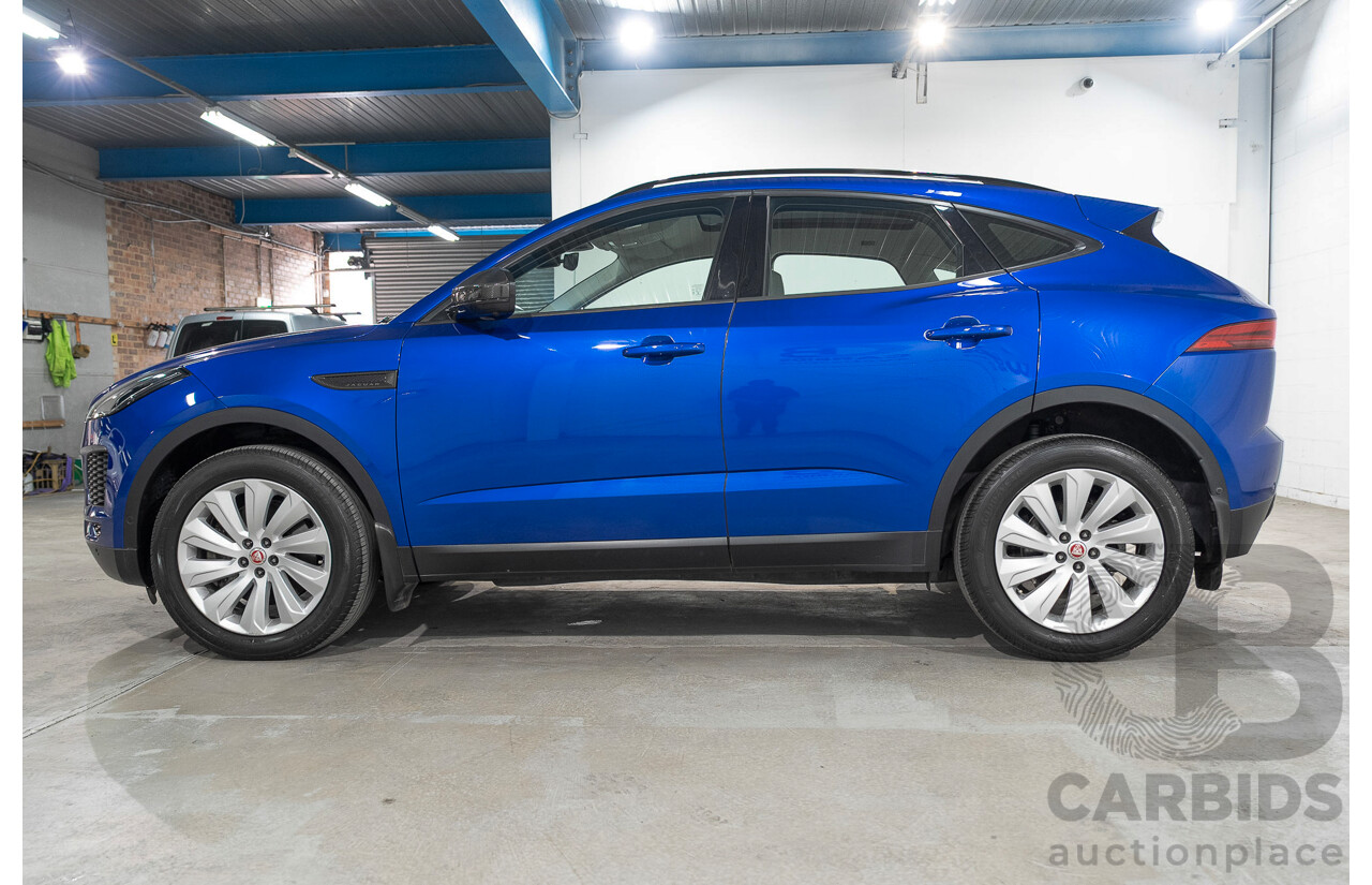 01/2018 Jaguar E-Pace P250 SE (AWD) (183kW) X540 MY18 4d Wagon Caesium Blue Turbo 2.0L