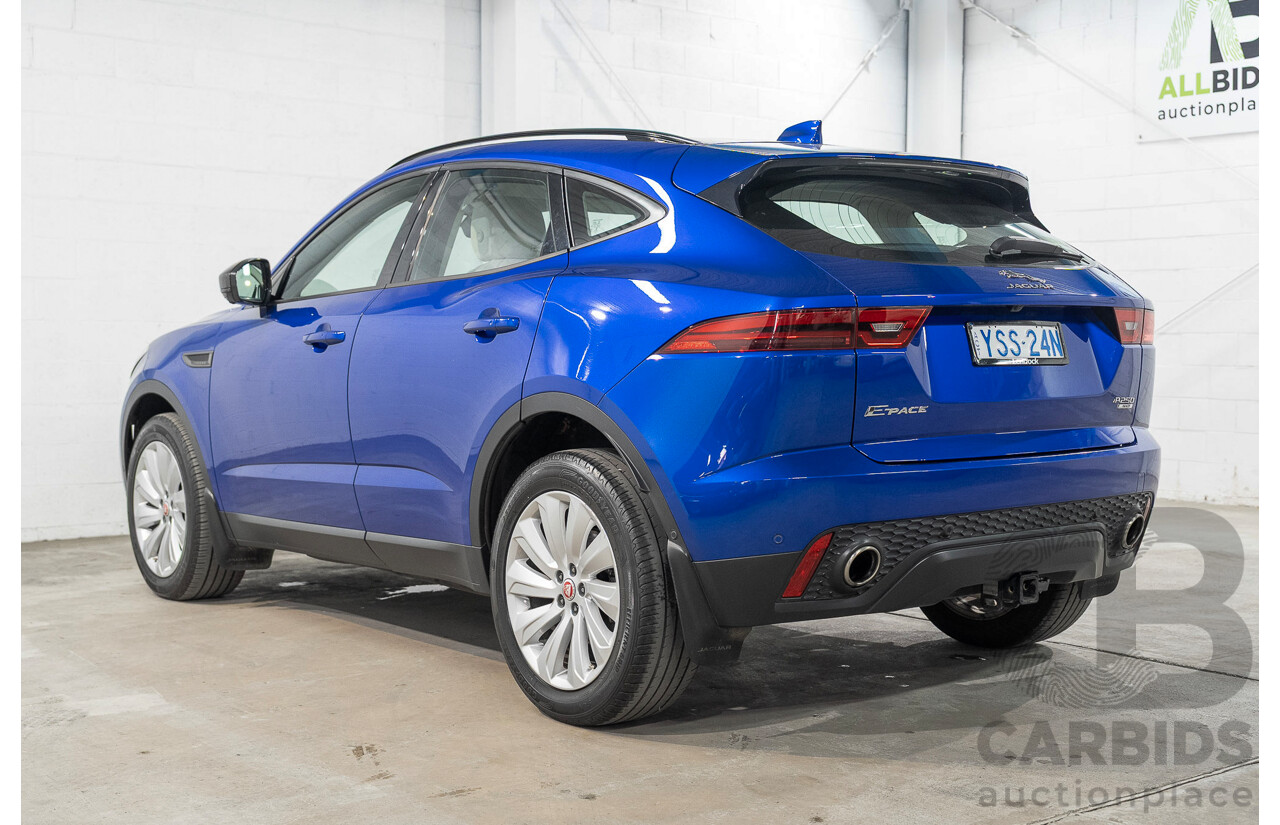 01/2018 Jaguar E-Pace P250 SE (AWD) (183kW) X540 MY18 4d Wagon Caesium Blue Turbo 2.0L