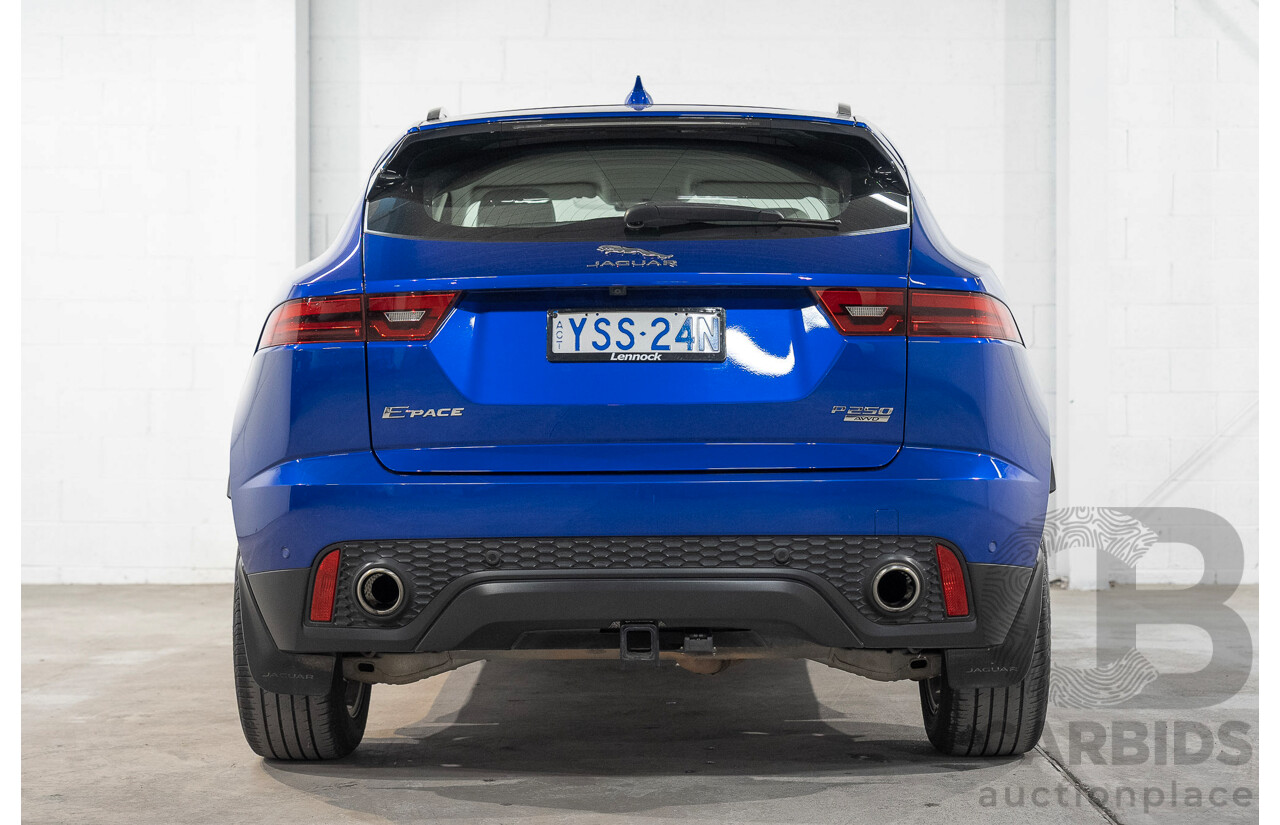 01/2018 Jaguar E-Pace P250 SE (AWD) (183kW) X540 MY18 4d Wagon Caesium Blue Turbo 2.0L