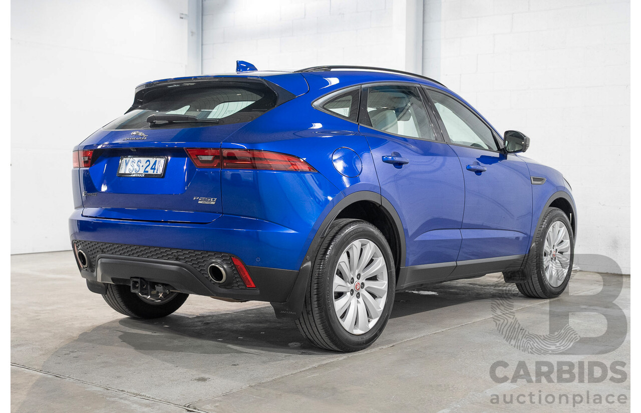 01/2018 Jaguar E-Pace P250 SE (AWD) (183kW) X540 MY18 4d Wagon Caesium Blue Turbo 2.0L