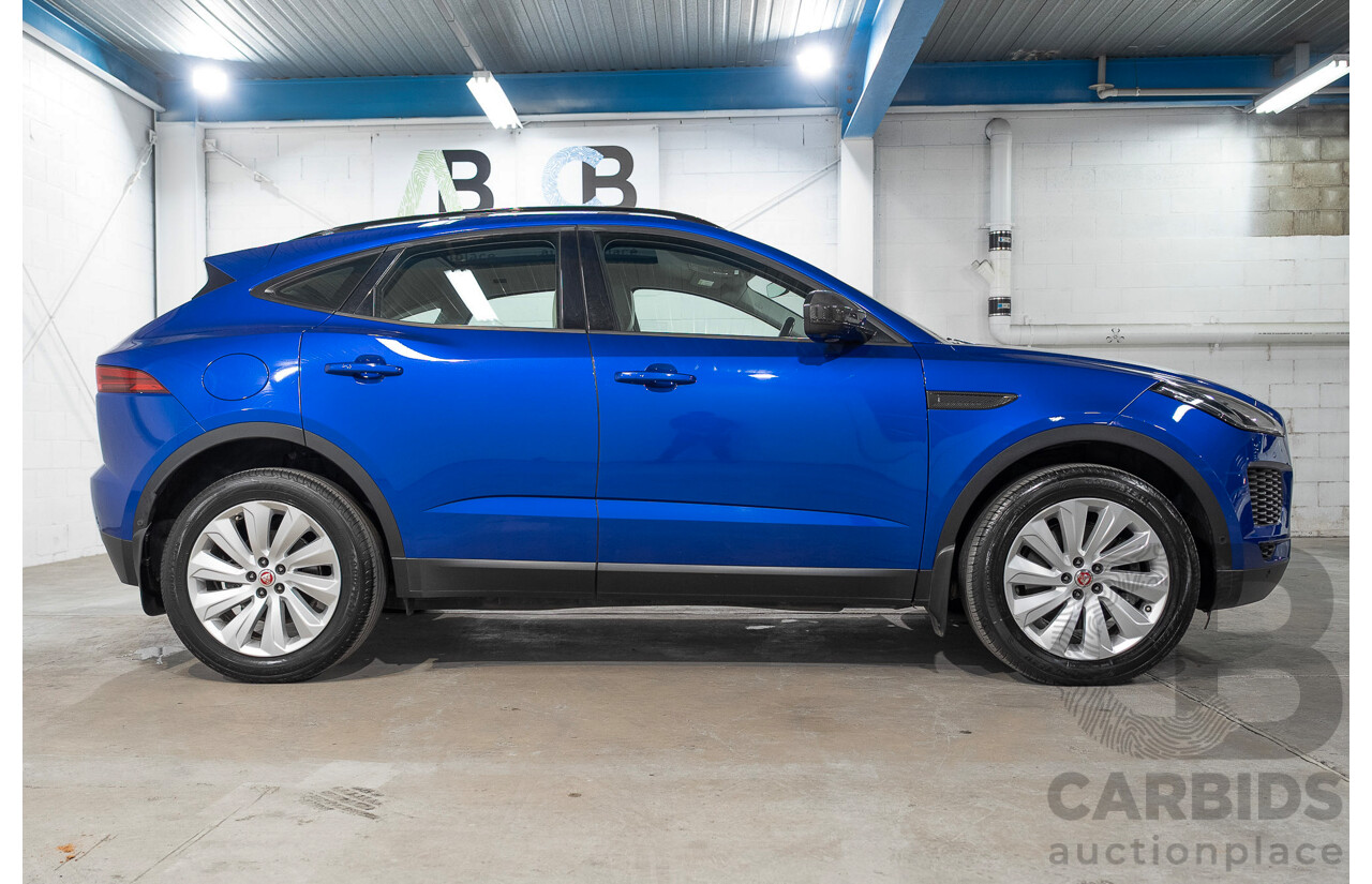 01/2018 Jaguar E-Pace P250 SE (AWD) (183kW) X540 MY18 4d Wagon Caesium Blue Turbo 2.0L