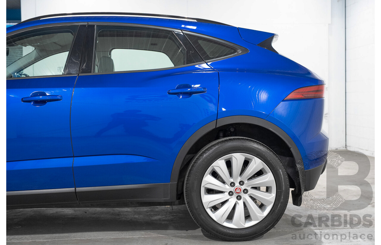01/2018 Jaguar E-Pace P250 SE (AWD) (183kW) X540 MY18 4d Wagon Caesium Blue Turbo 2.0L