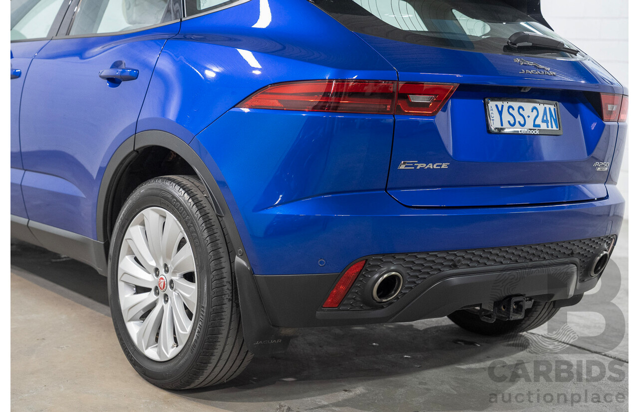 01/2018 Jaguar E-Pace P250 SE (AWD) (183kW) X540 MY18 4d Wagon Caesium Blue Turbo 2.0L