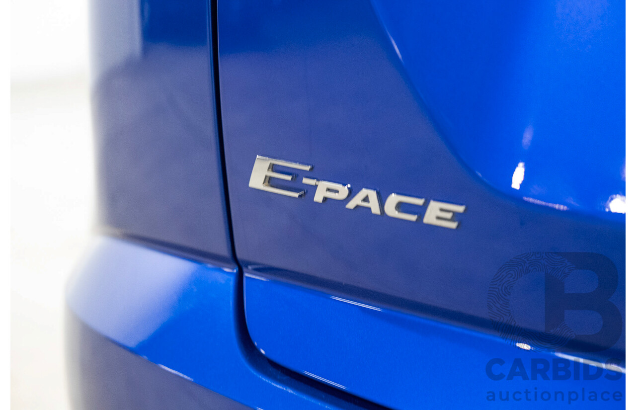 01/2018 Jaguar E-Pace P250 SE (AWD) (183kW) X540 MY18 4d Wagon Caesium Blue Turbo 2.0L