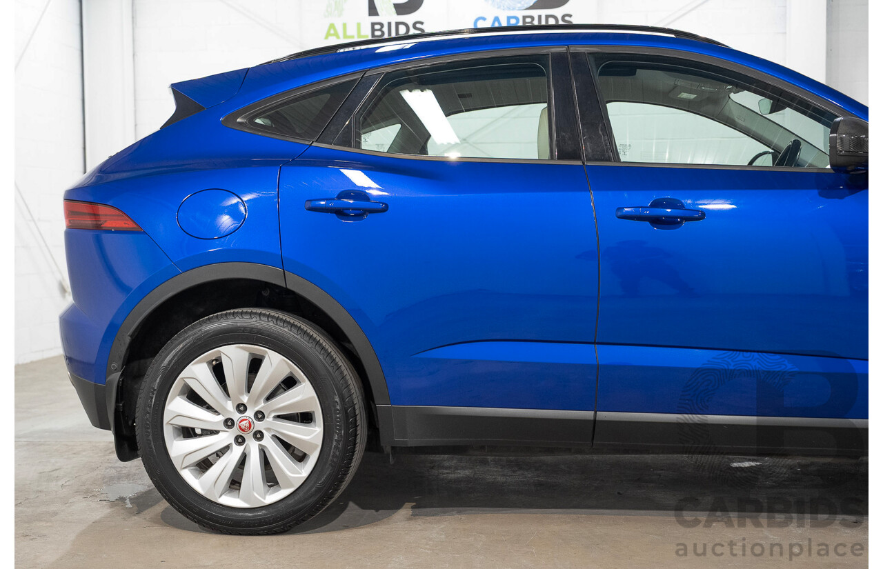 01/2018 Jaguar E-Pace P250 SE (AWD) (183kW) X540 MY18 4d Wagon Caesium Blue Turbo 2.0L