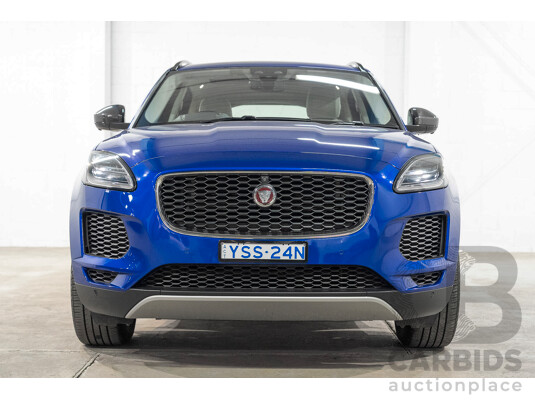 01/2018 Jaguar E-Pace P250 SE (AWD) (183kW) X540 MY18 4d Wagon Caesium Blue Turbo 2.0L