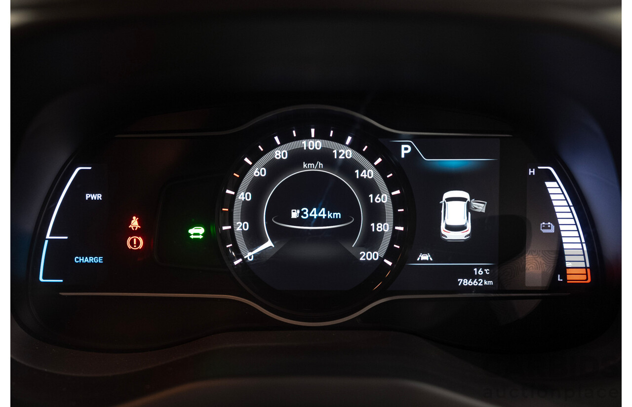 06/2019 Hyundai Kona Elite Electric OS.3 4d Wagon White Electric