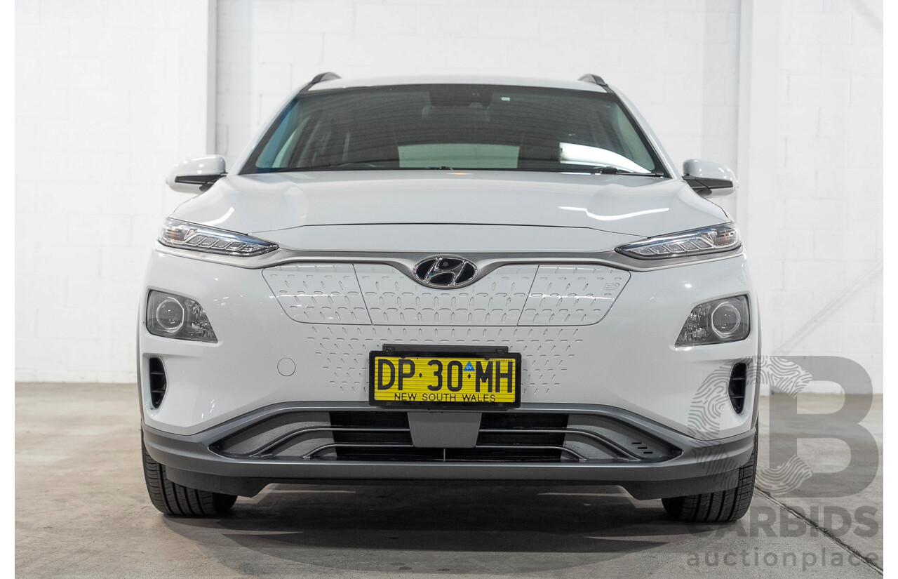 06/2019 Hyundai Kona Elite Electric OS.3 4d Wagon White Electric