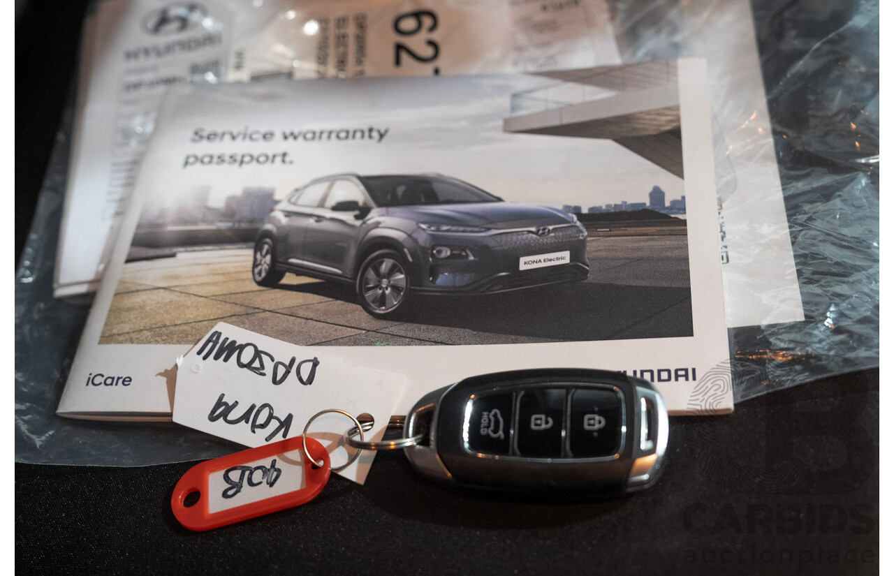 06/2019 Hyundai Kona Elite Electric OS.3 4d Wagon White Electric