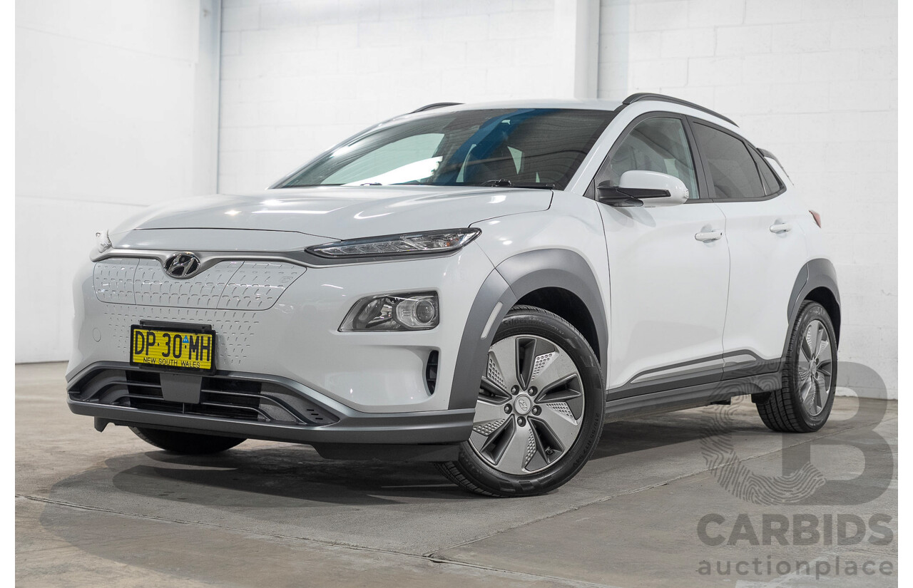 06/2019 Hyundai Kona Elite Electric OS.3 4d Wagon White Electric