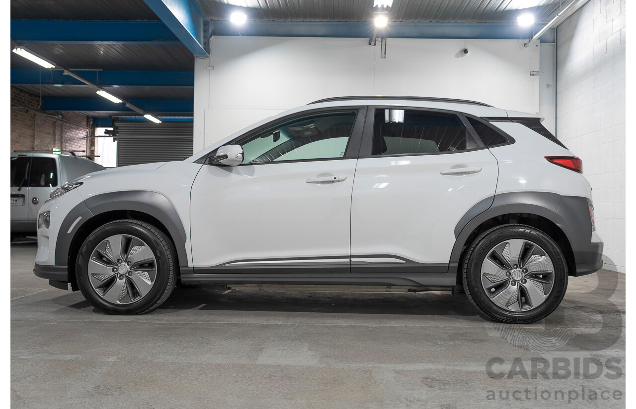06/2019 Hyundai Kona Elite Electric OS.3 4d Wagon White Electric