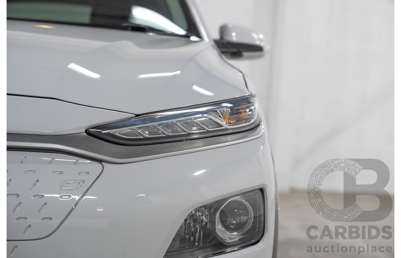 06/2019 Hyundai Kona Elite Electric OS.3 4d Wagon White Electric