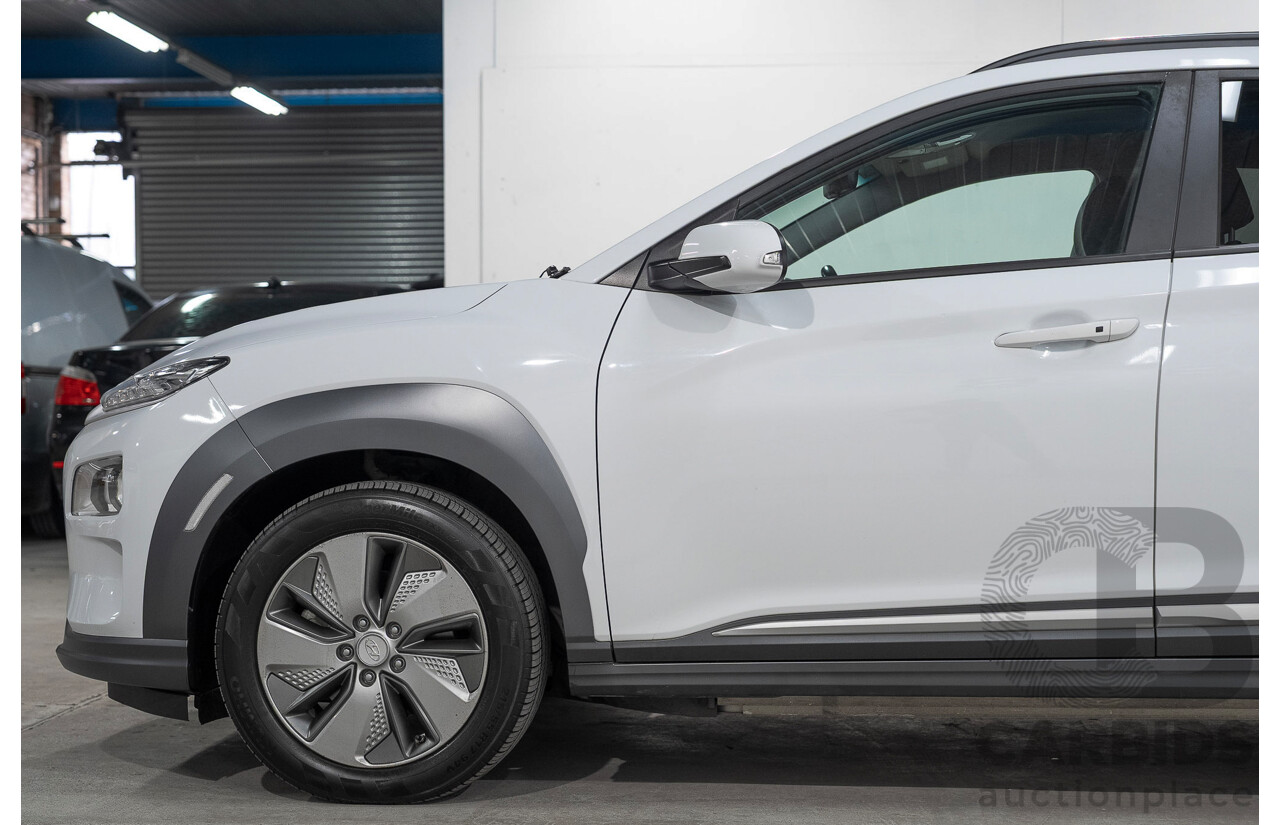 06/2019 Hyundai Kona Elite Electric OS.3 4d Wagon White Electric