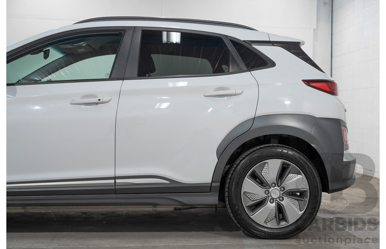 06/2019 Hyundai Kona Elite Electric OS.3 4d Wagon White Electric