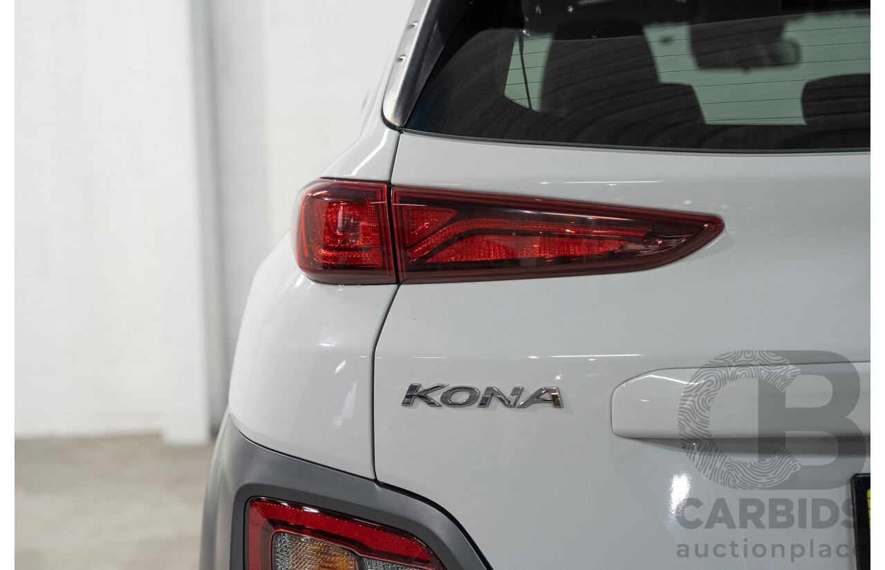 06/2019 Hyundai Kona Elite Electric OS.3 4d Wagon White Electric