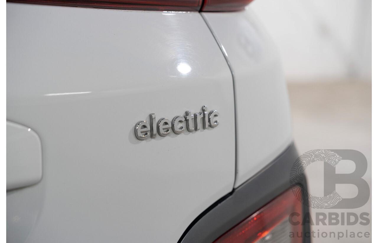 06/2019 Hyundai Kona Elite Electric OS.3 4d Wagon White Electric