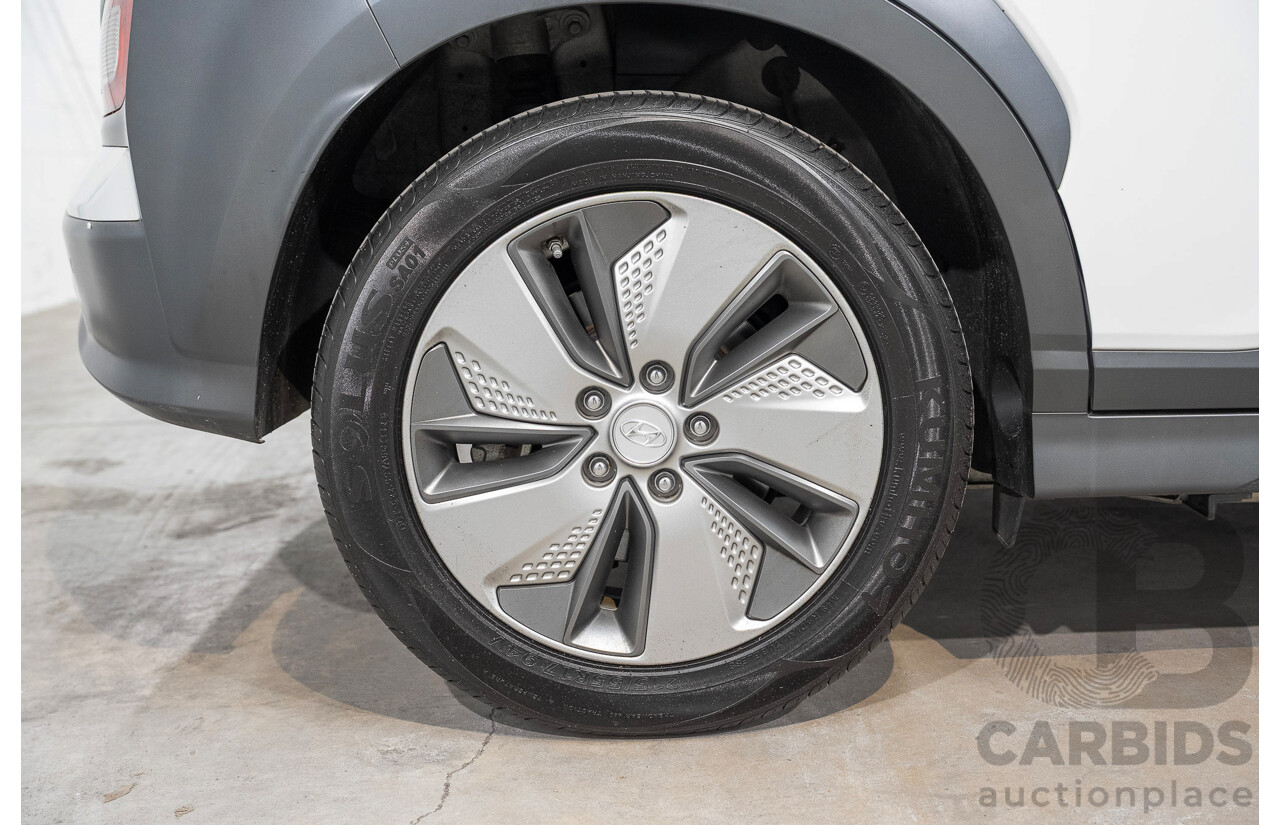 06/2019 Hyundai Kona Elite Electric OS.3 4d Wagon White Electric