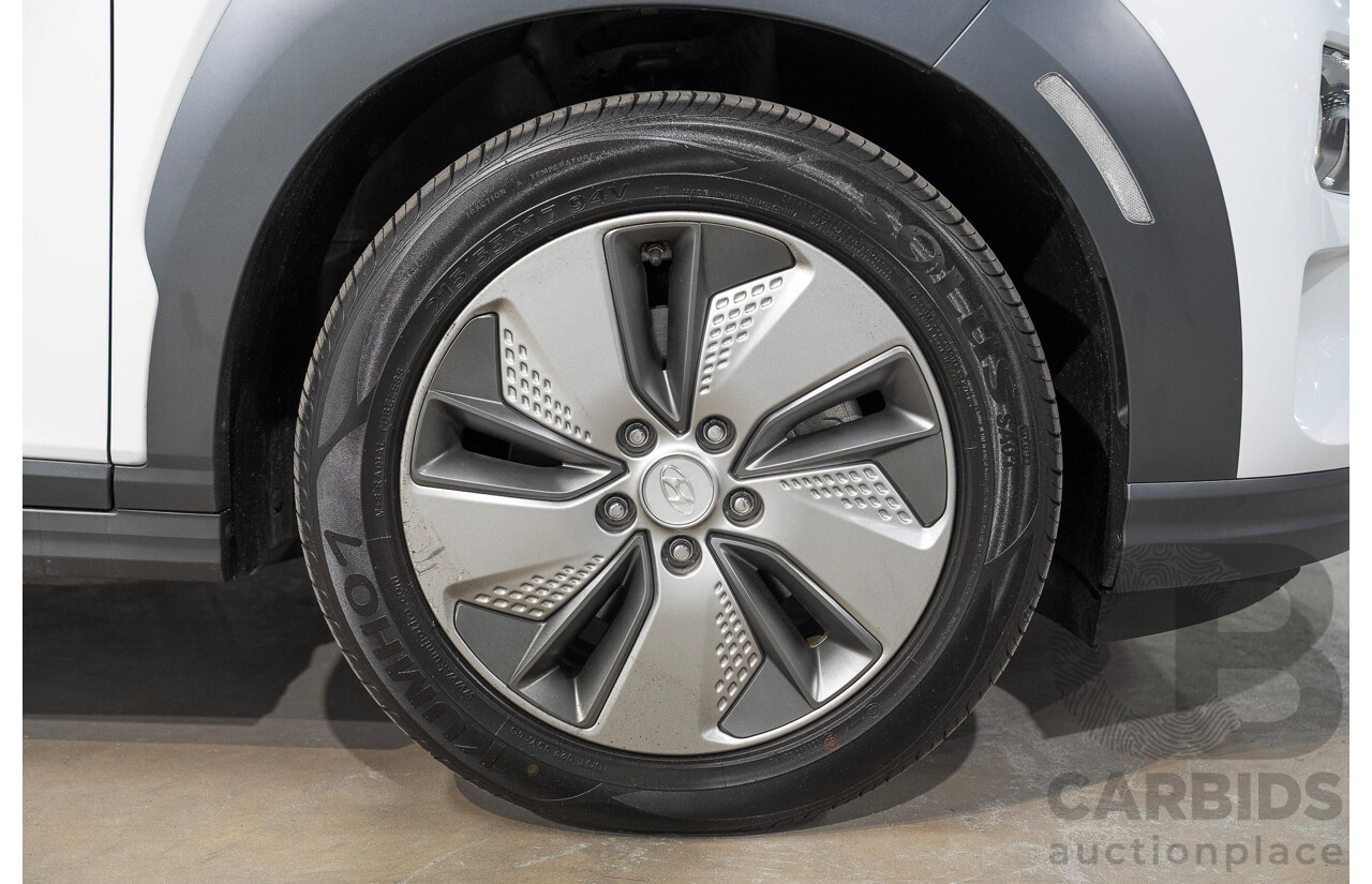06/2019 Hyundai Kona Elite Electric OS.3 4d Wagon White Electric