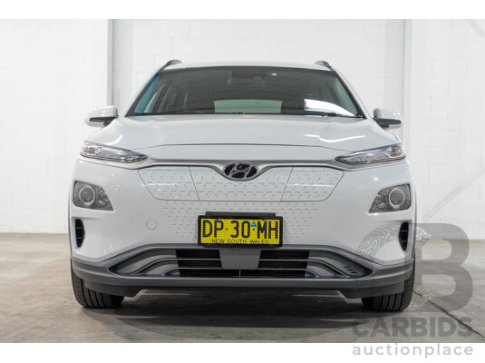 06/2019 Hyundai Kona Elite Electric OS.3 4d Wagon White Electric