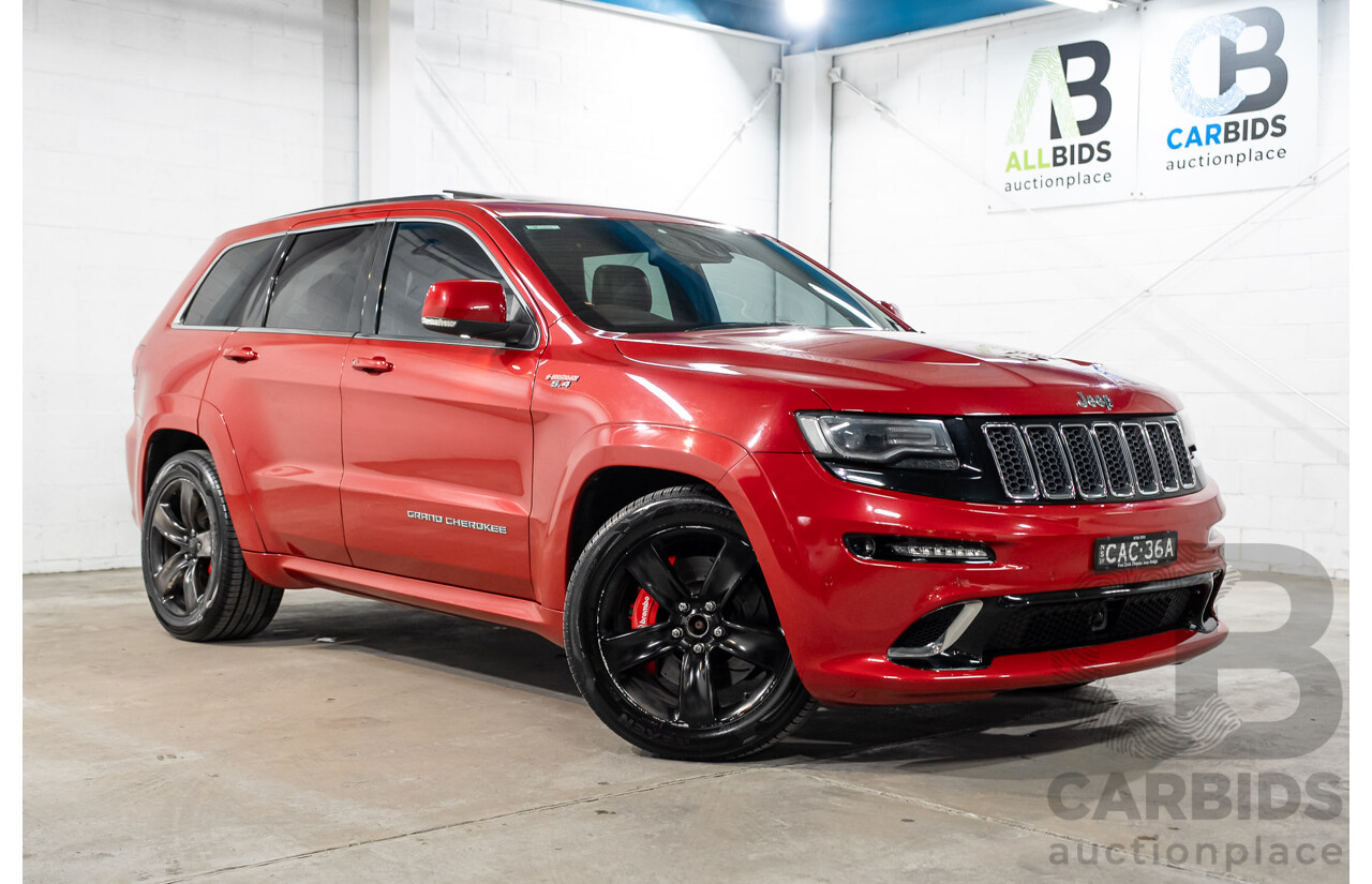09/2013 Jeep Grand Cherokee SRT 8 (4x4) WK MY14 4d Wagon Red V8 6.4L