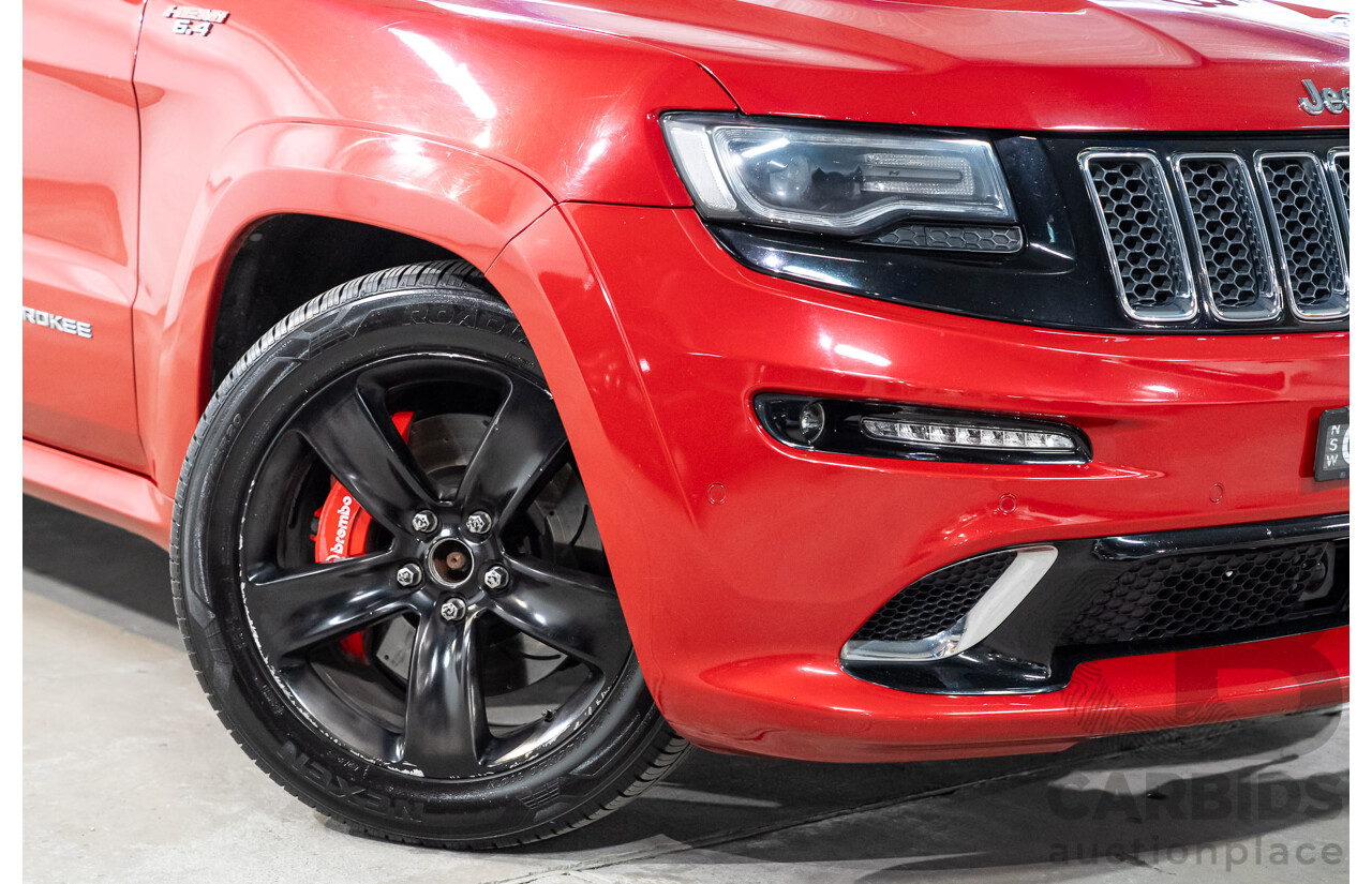 09/2013 Jeep Grand Cherokee SRT 8 (4x4) WK MY14 4d Wagon Red V8 6.4L