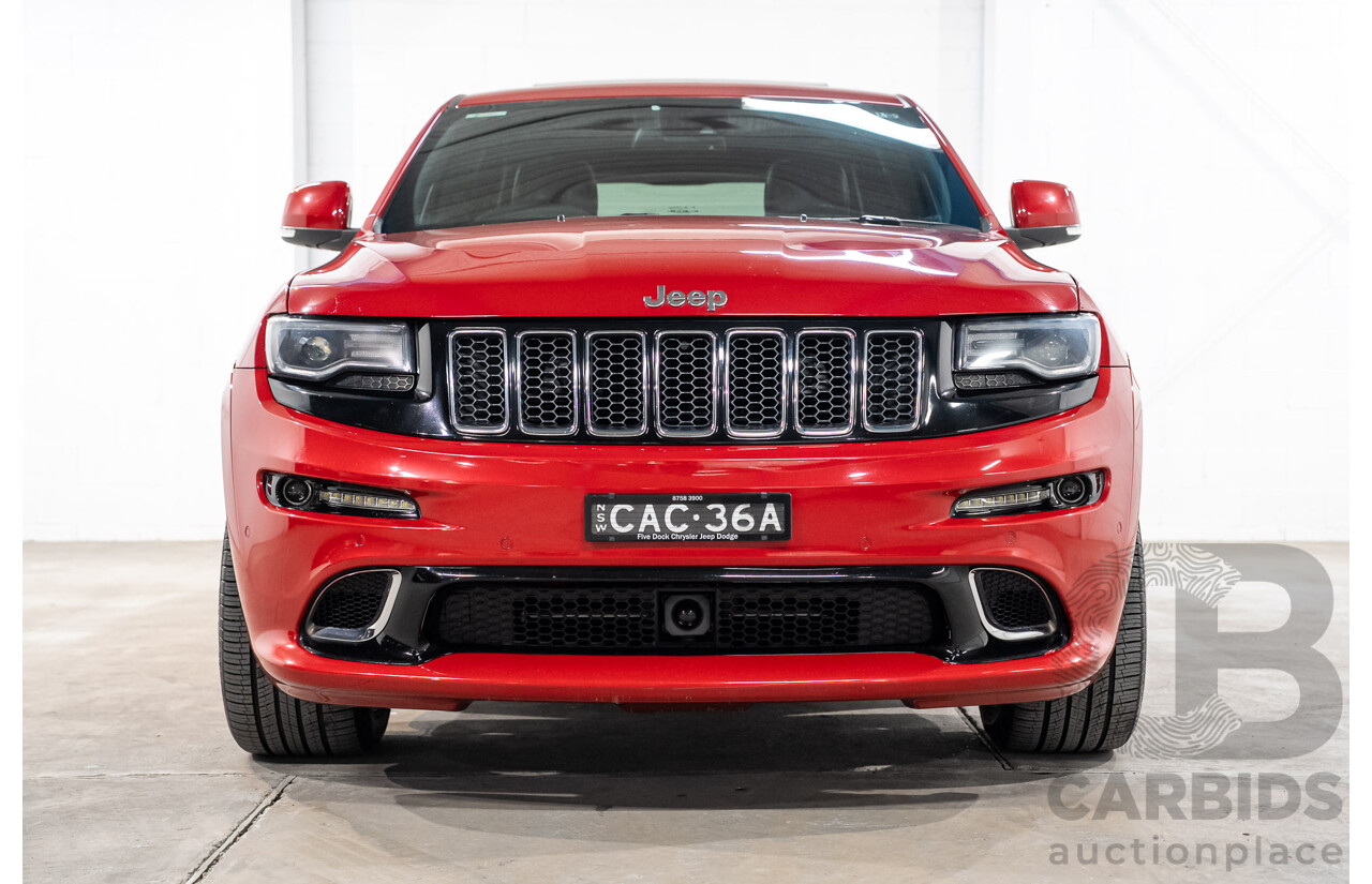 09/2013 Jeep Grand Cherokee SRT 8 (4x4) WK MY14 4d Wagon Red V8 6.4L